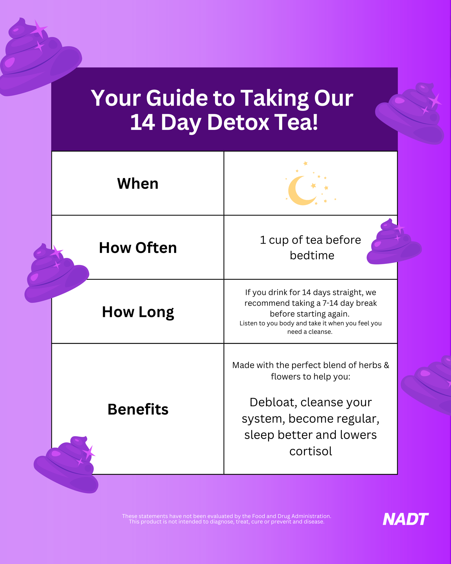 14 Day Detox Tea - 2 Packs