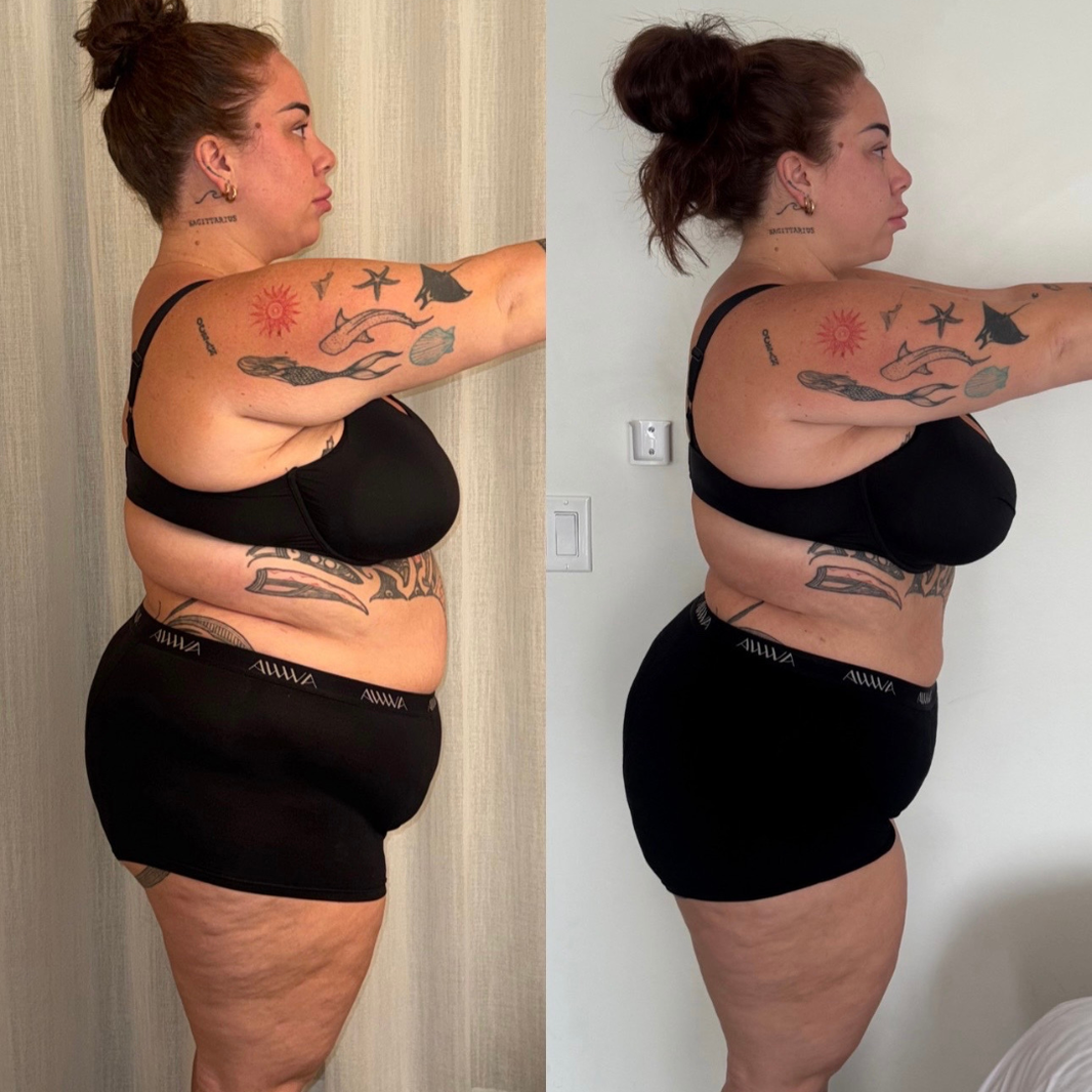 Before and after, Customer result