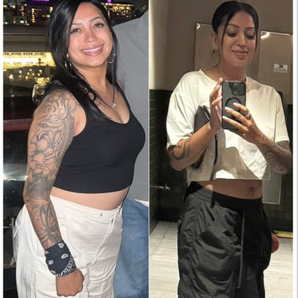Before and after, Neelufar T.