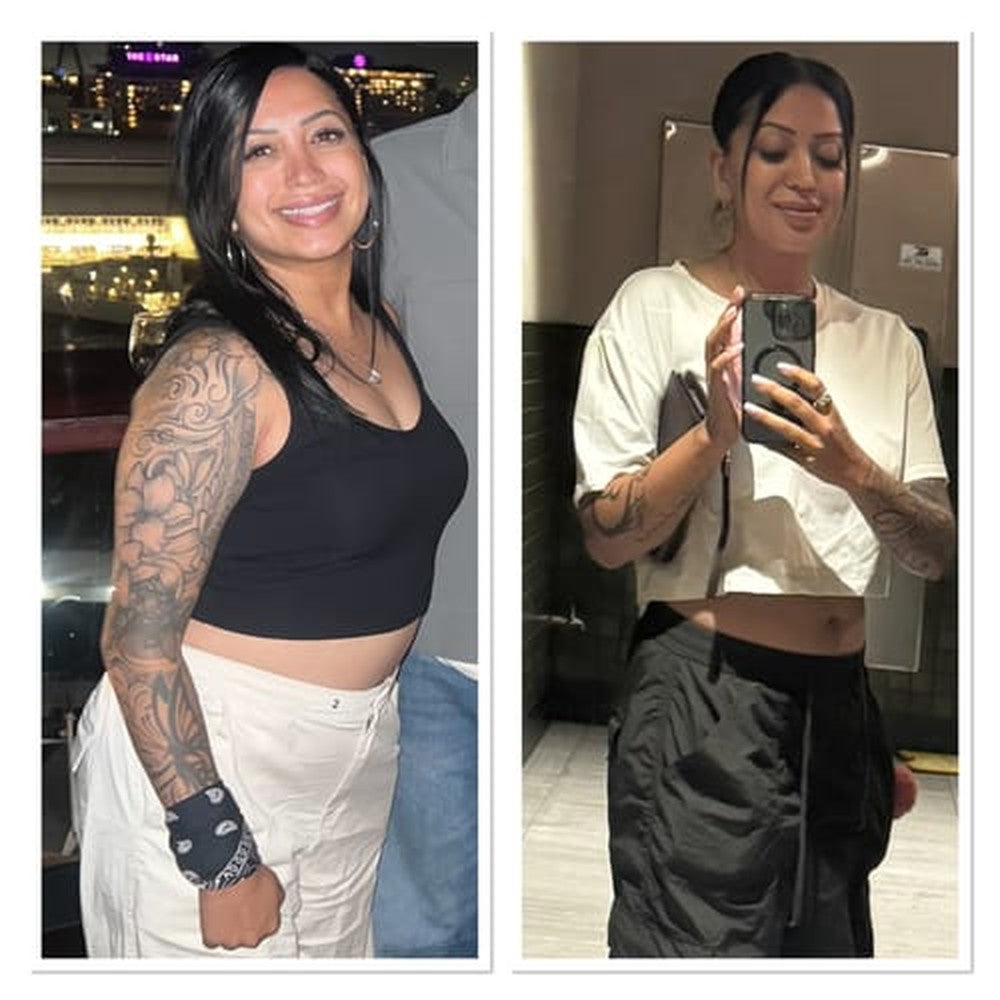 Before and after, Neelufar T.